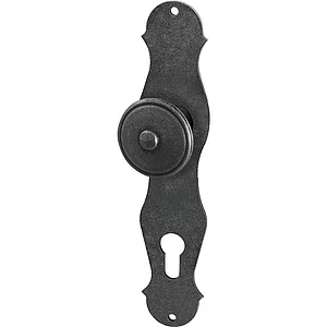 HALCÖ Knopflangschild STUBAI - verzinkt schwarz hell passiviert