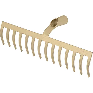 OFFNER Betonrechen gehärtet Breite 350 mm und 14 Zinken ohne Stiel