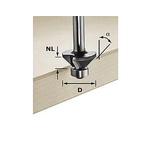 FESTOOL Fasefräser HW 45 Grad ø 26 mm