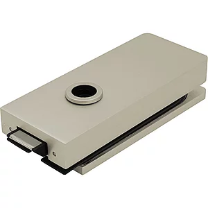 Schloss Studio 1121 unversperrbar, Glas 8 mm, Alu Edelstahl-Effekt (10.149)