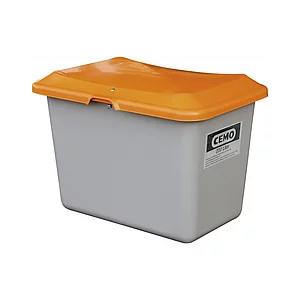 Streugutbehälter ohne Entnahme ohne Staplertasche 200 Liter grau/orange