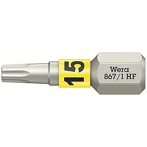WERA Bit-Einsatz 867/1 HF 1/4" sechskant TX 15/25 mm Torx®
