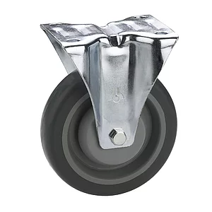 DÖRNER + HELMER Bockrolle TPE Kunststoff-Felge 80 mm 140 kg