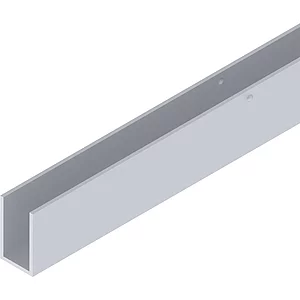 SOLIDO 100/HELM 140/GT-S 150 U-Blende auf Maß L=6000 mm silber eloxiert