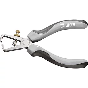 WGB Abisolierzange 0.6-10 mm² mit Feder und Stellschraube 2K-Griff 160 mm