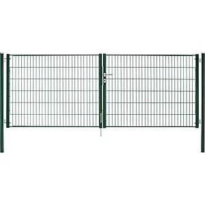 H+S Uni Tor für Zaunhöhe 1,0 m grün