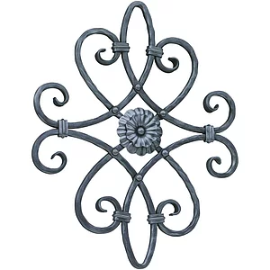 ARTEFERRO Zierelement, Profil 12 x 12 mm, 430 x 530 mm, Schmiedeeisen