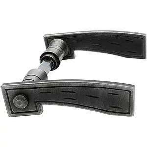 SCHÖSSWENDER Drückerpaar ELGA, Ansatz 18 mm, schwarz passiviert