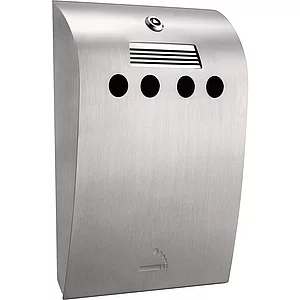 TKG Wandascher Wave Edelstahl