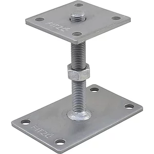 PITZL Pfostenträger Typ 11009.1100 ZiNiP beschichtet mit Gewindestange