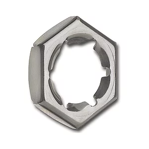 DIN7967 M10 verzinkt Sicherungsmutter (Palmutter)