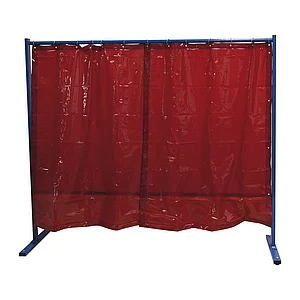 KEMPER Schweißerschutzwand 1-teilig Breite 2.10 m rot