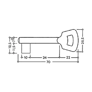 Buntbartschlüssel, Tabelle 3, Sperre 3