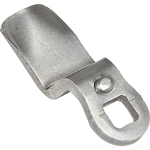 Sperrnase pos. gekröpft für Blechmontagezylinder, 45 x 19mm,Maß H 30mm,Edelstahl