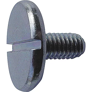 DIN921 M 6x 12 verzinkt Flachkopfschraube mit Schlitz und großem Kopf