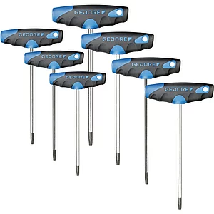 GEDORE Schraubendreher-Satz mit T-Griff TO2142 Torx® 7-teilig
