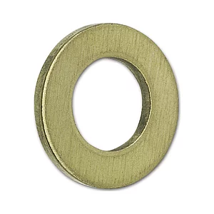 ISO7089 M16 Messing blank Scheibe ohne Fase (~DIN125)