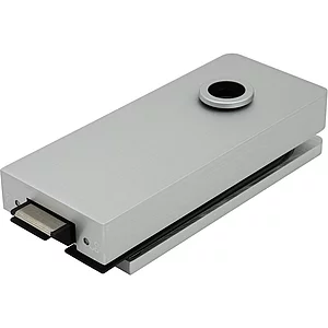 Schloss Studio 1121 unversperrbar, Glas 8 mm, Alu silber eloxiert (10.150)