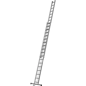 ALU-PRO Seilzugleiter 2 x 18 Sprossen Type 70051 Länge=5,14/9,06 m