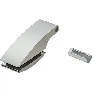 DORMA-Glas Türband Flügelteil Studio Arcos 24.230, Glas 8 mm, silber eloxiert