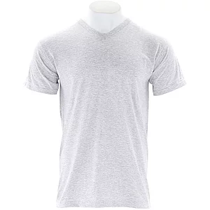 FRUIT OF THE LOOM T-Shirt V-Neck Type F270 grau meliert M