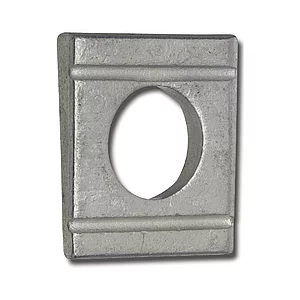 DIN434 M10 blank Scheibe für U-Träger Neigung 8 %