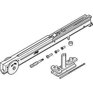 HAWA Soft Move 120 Einzugsdämpfung bis 120 kg Flügelgewicht