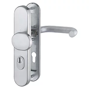 SH-Wechselgarnitur PARIS auf Schild PZ72, 37-47, mit Kzs., Edelstahl matt