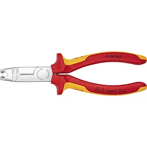 KNIPEX Abmantelungszange VDE 1346, für Kabel 8-13 mm, 0,75-1,5/2,5 mm², L=165 mm