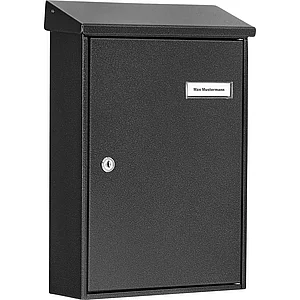 BURG Aufhängebriefkasten LETTER - Stahl verzinkt eisenfärbig