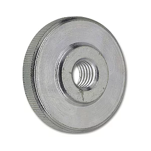 DIN467 M10 verzinkt Rändelmutter flache Form