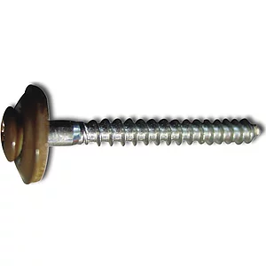 Spenglerschraube 4.5x 25 TX20 Edelstahl A2 Kopf beschichtet RAL8014 sepiabraun