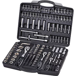 WGB Steckschlüssel-Satz 3983 1/4" + 3/8" + 1/2" mit Umschaltknarren 171-teilig