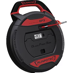 RUNPOTEC Kabeleinziehgerät GF3 50 m mit Meterzähler