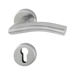 HOPPE Drückergarnitur ANTWERPEN - auf Rosette PZ, 37 - 42, Edelstahl matt