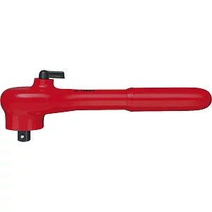 KNIPEX Umschaltknarre isoliert 9831 mit Vierkant 3/8", links/rechts umschaltbar