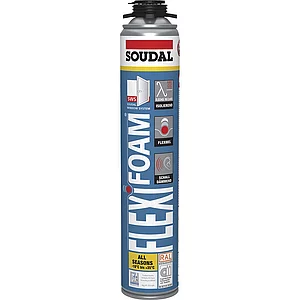 SOUDAL Pistolenschaum Flexifoam luftdicht B2 750ml, - 30L Ausbeute