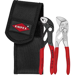 KNIPEX Mini-Zangenset 002072V04 in Gürteltasche 2-teilig Zangenschlüssel/Wapu