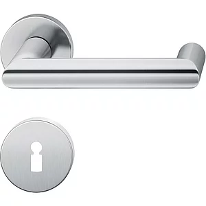 FSB Drückergarnitur 12 1016 ASL auf Rosette BB, Edelstahl matt