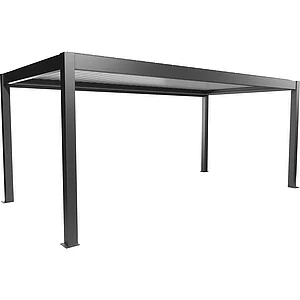 BIOHORT Pergola Gr. 6 x 3 dunkelgrau/weiß