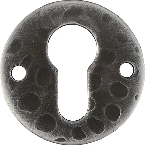 SCHÖSSWENDER Zylinderrosette Elga PZ, ø 52 mm, Höhe 3 mm, schwarz passiviert