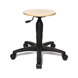 TOPSTAR Drehstuhl Tec60 Buchensitz Rollen