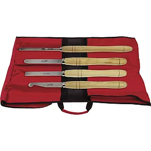 STUBAI HSS Drechseleisen Satz Ausführung Querholz 4-teilig