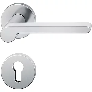 FSB Drückergarnitur 12 1021 ASL auf Rosette PZ, Edelstahl matt