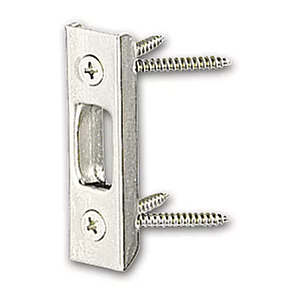 WG Schließblech 6/PSR einfräsbar f. Spitzbolzen, verzinkt silber