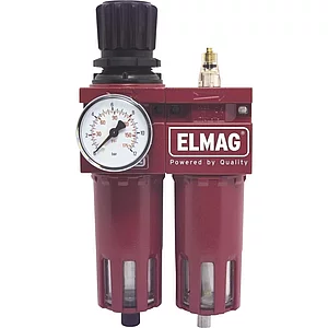 Druckluft Wartungseinheit mit Filter, Regler und Öler Anschlussgewinde 1/4"