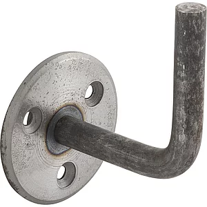 ARTEFERRO Handlaufträger mit Anschweißende, ø 64 mm, Schmiedeeisen