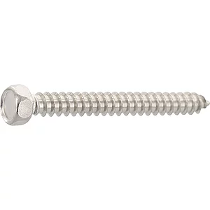 DIN7976C 6.3x 19 Edelstahl A2 Sechskantkopf-Blechschraube ~ISO1479