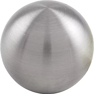 ECONOMY Rohrabschlusskugel für Rohr ø 12 mm,Edelstahl geschliffen V2A
