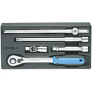 GEDORE Zubehör f. Steckschlüsseleinsätze 1/2"1500 ES-1993U-20 1/3 ES-Modul 5-tlg